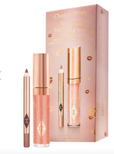 Cargar imagen en el visor de la galería, Pre orden: Charlotte Tilbury Mini Glossy Pink Lip Gloss + Lip Liner Set