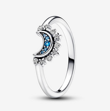Cargar imagen en el visor de la galería, Pre orden: Celestial Sun & Moon Ring Set - Pandora