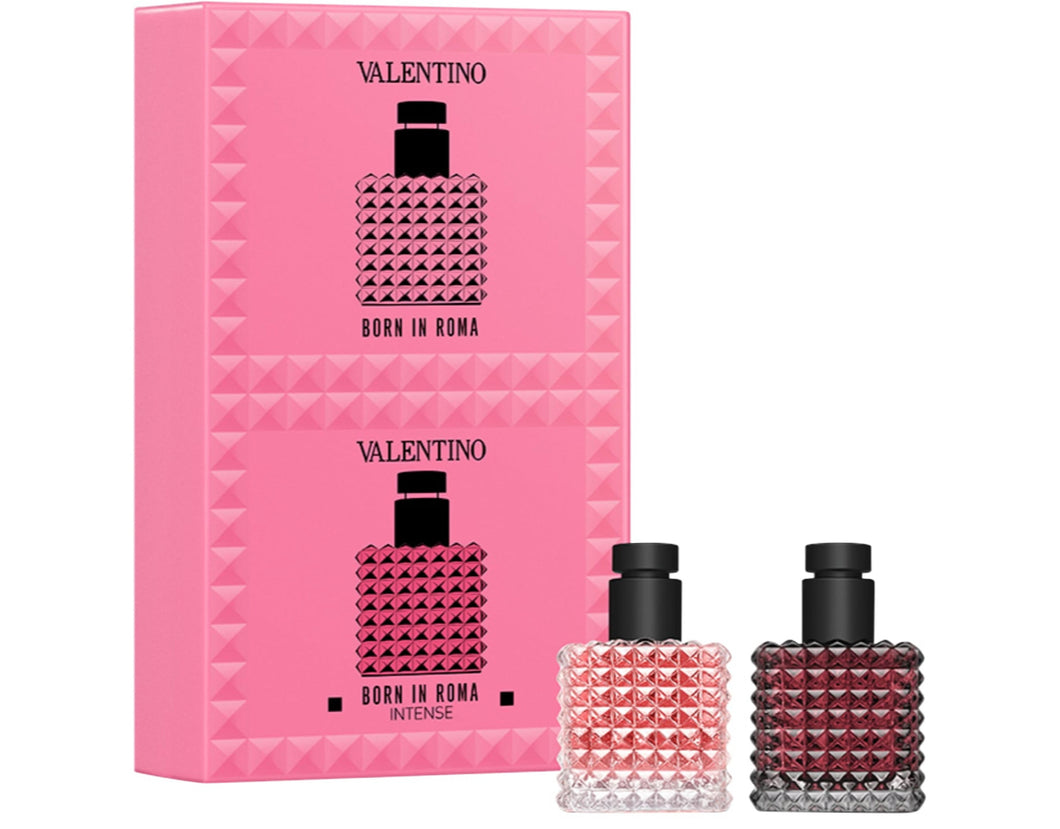 Pre orden: VALENTINO
Mini Donna Born in Roma & Donna Born in Roma Intense Perfume Set