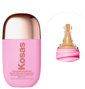 Pre orden: Kosas DreamBeam Silicone-Free Mineral Sunscreen SPF 40 with Ceramides and Peptides