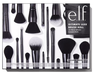 ELF Ultimate luxe brush roll 19 piece brush collection