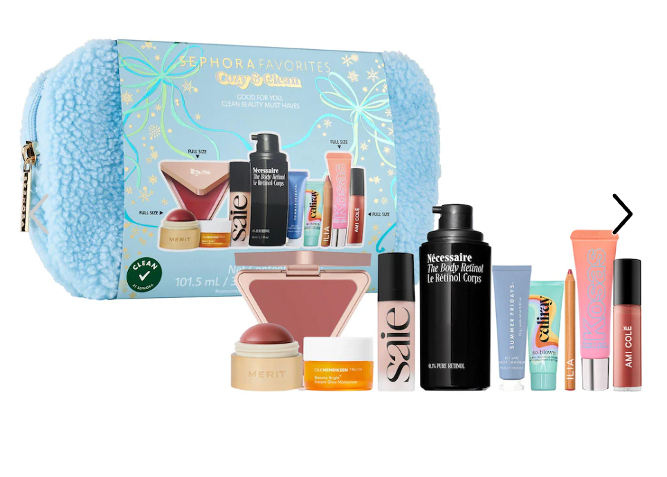 Pre orden: Sephora Favorites Cozy and Clean Makeup and Skincare Set