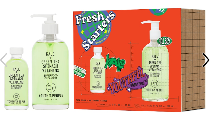 Pre orden: Youth To The People Fresh Starters - Home & Away Cleanser Duo