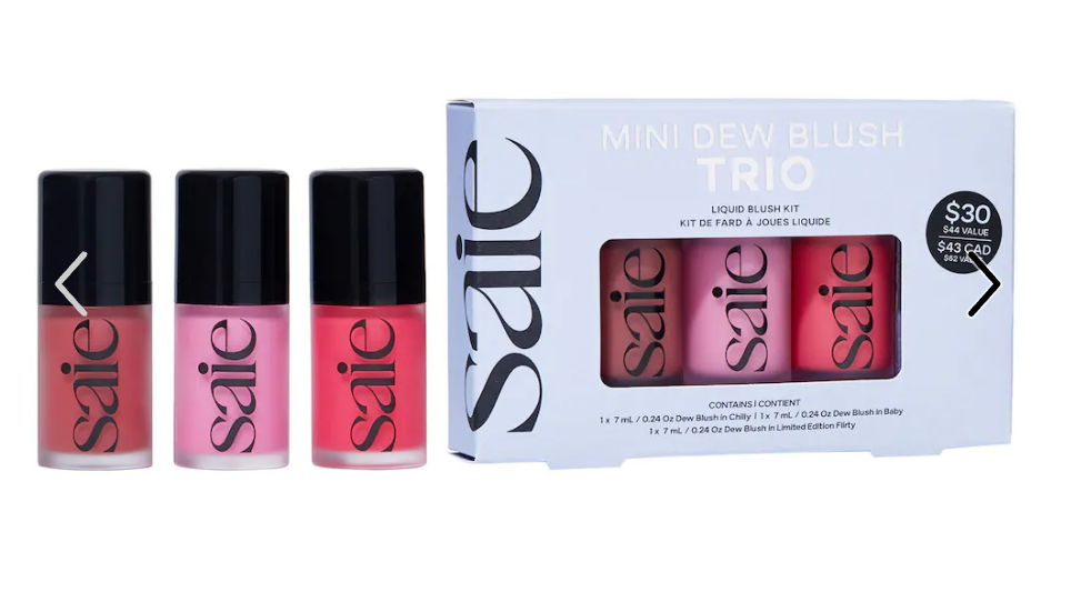 Pre orden: Saie Mini Dew Blush Trio Set