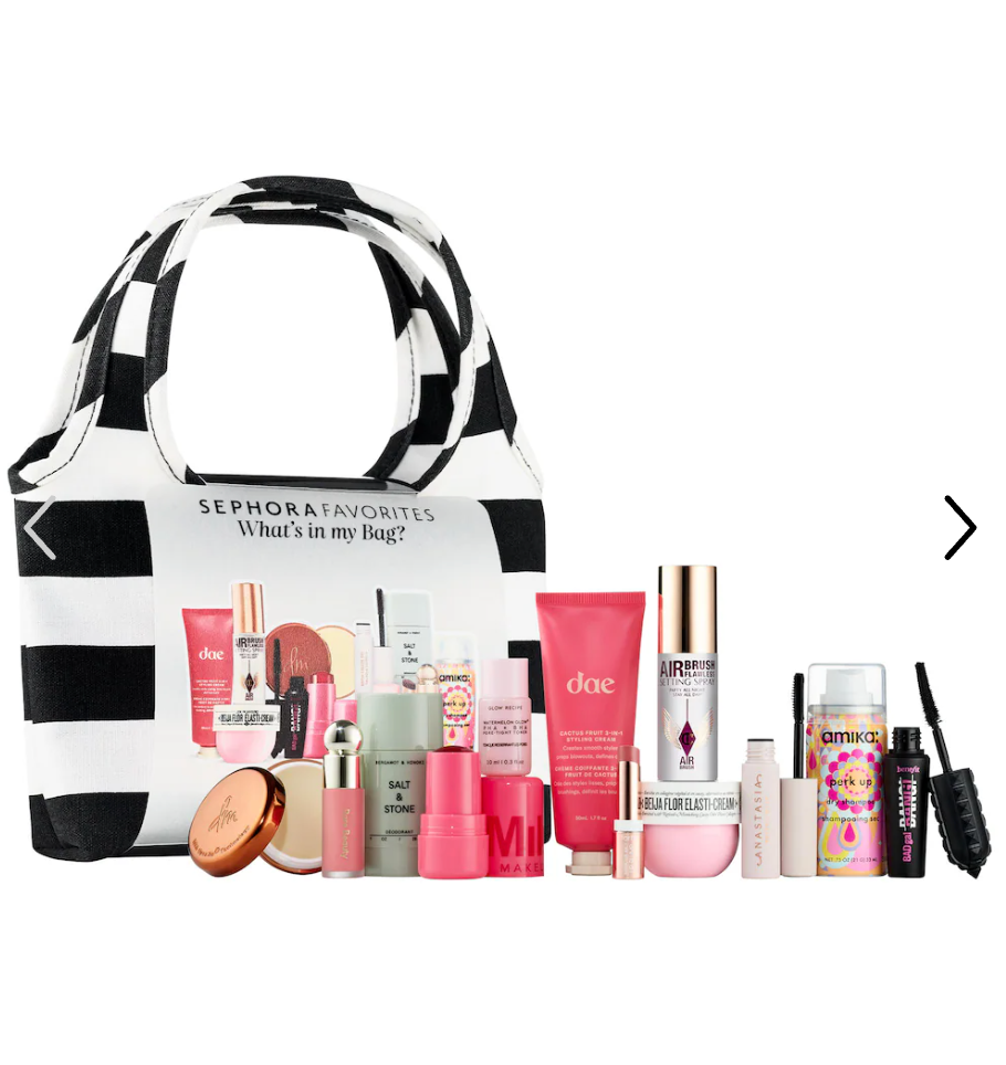 Pre orden: Sephora Favorites  What's In My Bag: Makeup, Hair and Body Value Set