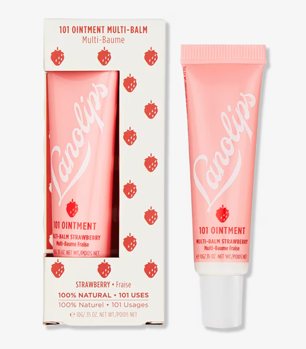 Lanolips   Strawberry 101 Ointment Multi-Balm - Dry Lips Treatment