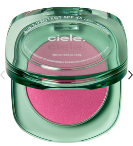Pre orden: ciele  flush & PROTECT SPF 45+ powder blush