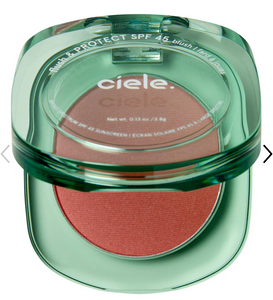 Pre orden: ciele  flush & PROTECT SPF 45+ powder blush