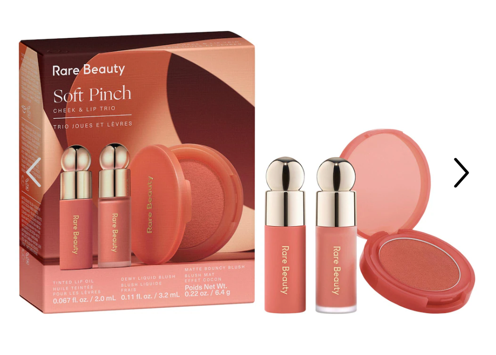 Pre orden: Rare Beauty by Selena Gomez  Soft Pinch Cheek & Lip Trio Makeup Gift Set