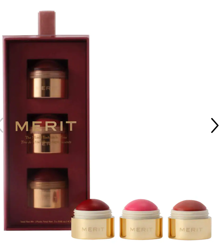 Pre orden: MERIT  The Mini Flush Blush Balm Trio