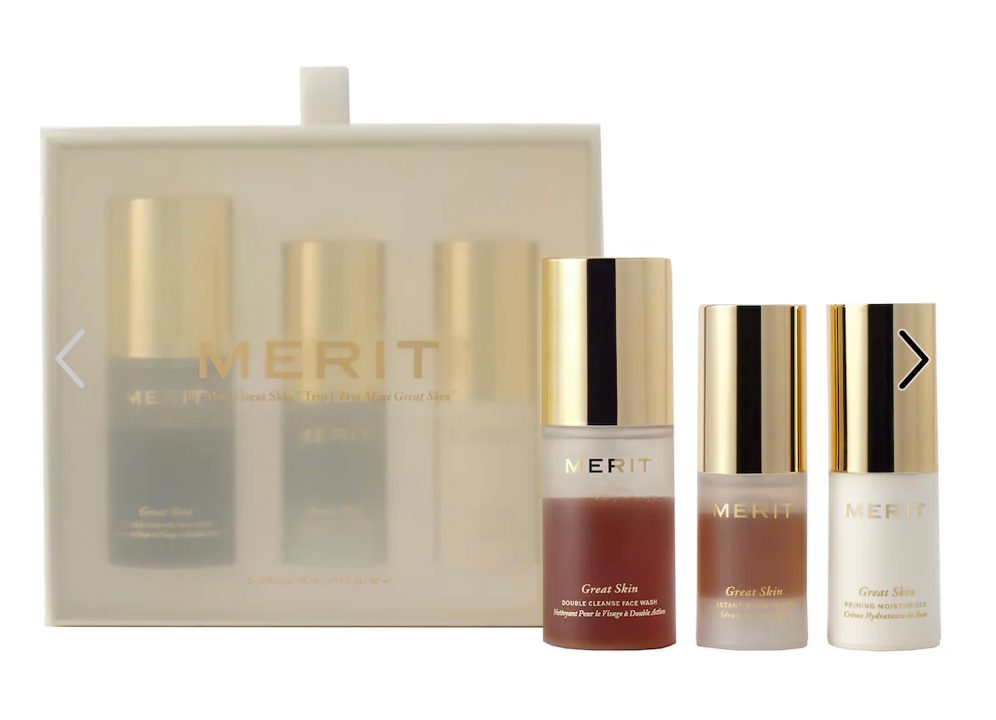 Pre orden: MERIT  Mini Great Skin Skincare Essentials Gift Set