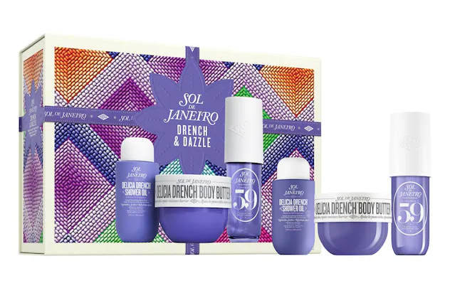 Pre orden: Sol de Janeiro Drench & Dazzle Delícia Drench™ Body Routine Gift Set