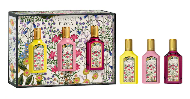 Pre orden: Gucci Mini Flora Gorgeous Collection Perfume Sampler Gift Set