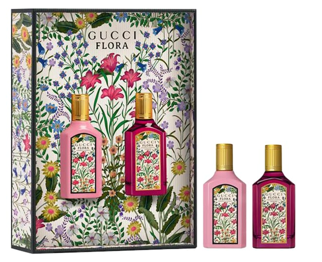 Pre orden: Gucci Mini Duo Floral Gorgeous Gardenia Perfume Gift Set
