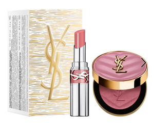 Pre orden: Yves Saint Laurent  YSL Iconic Pink Make Me Blush & Loveshine Lip Oil Stick Set
