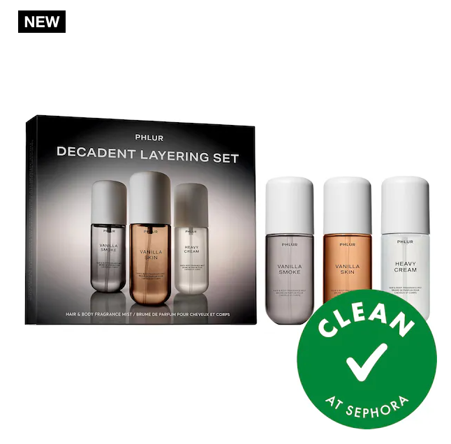 Pre orden: PHLUR Decadent Layering Body Mist Set