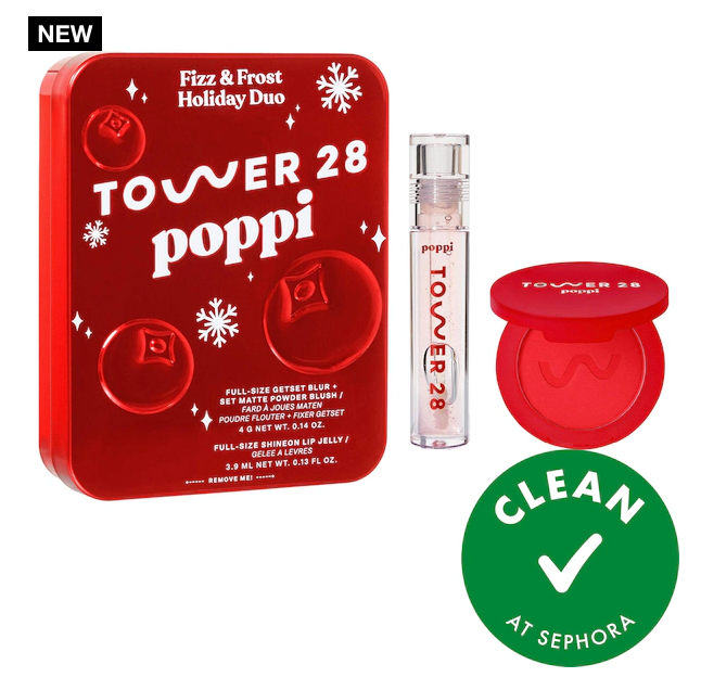 Pre orden: Tower 28 Beauty Tower 28 x poppi Fizz + Frost Holiday Duo