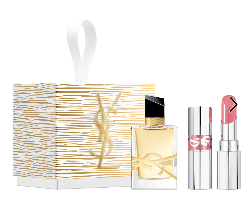 Pre orden: Yves Saint Laurent  Mini Libre Eau de Parfum + Loveshine Lipstick Duo Gift Set