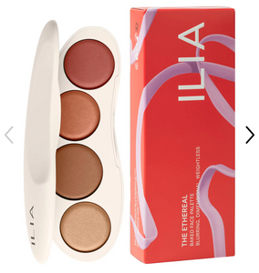 Pre orden: ILIA  The Ethereal Baked Face Palette - Long-Wear Bronzer, Highlighter & Blush