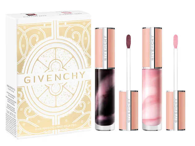 Pre orden: Givenchy Limited Edition Rose Perfecto Tinted Liquid Balm Duo Set