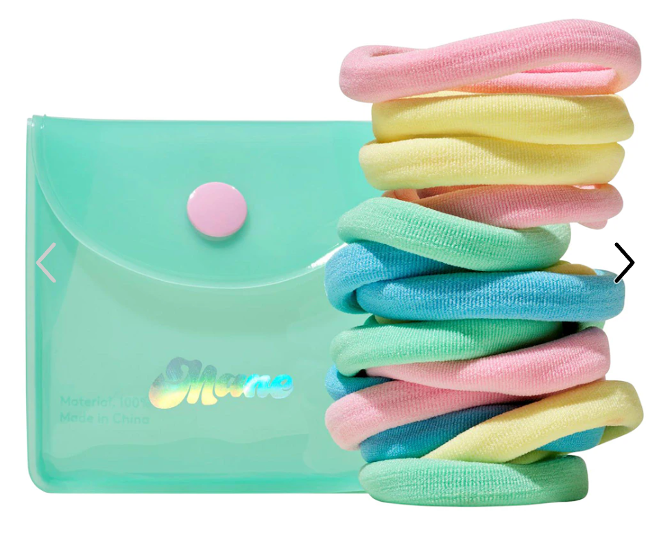 Pre orden: Mane  Rainbow Fabric Hair Ties