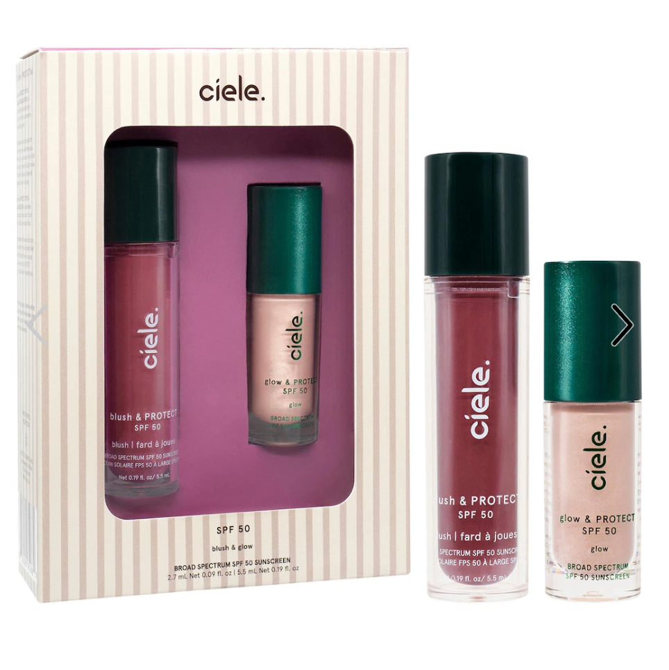 Pre orden: ciele  Sugar & SIlk Duo - Blush & Highlighter Gift Set