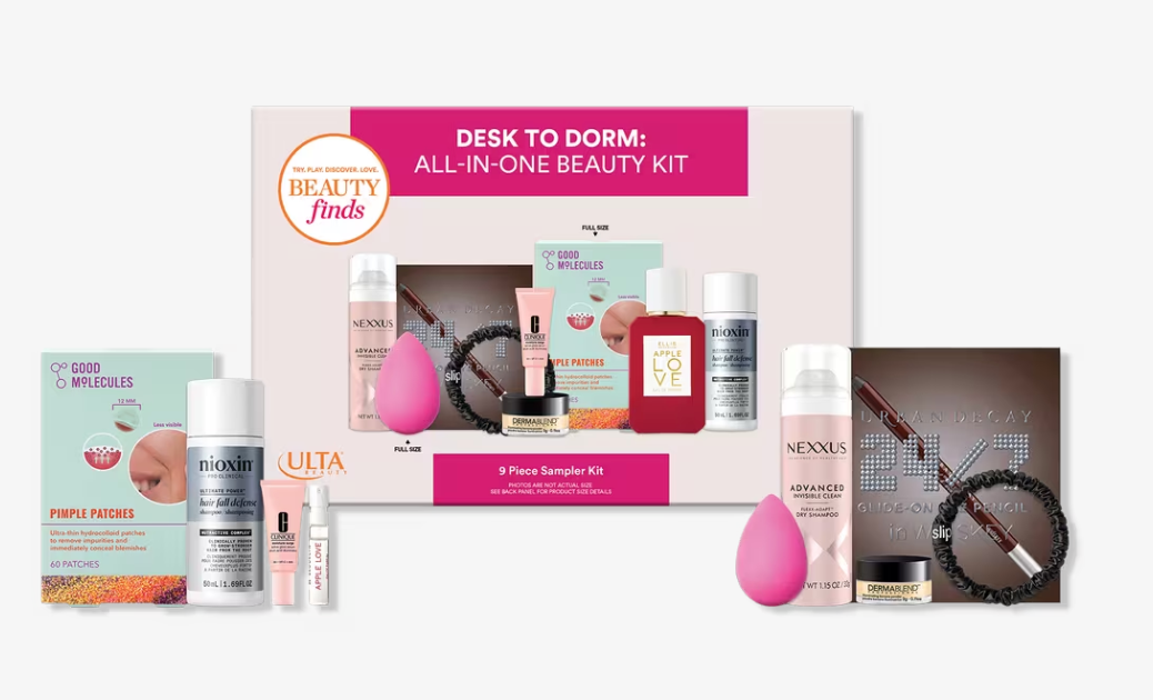 Pre orden: Beauty Finds by ULTA Beauty   Desk to Dorm: All-In-One Beauty Kit
