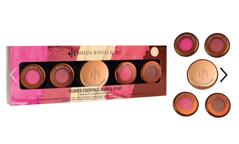 Pre orden: Danessa Myricks Beauty  Mini Yummy Skin Flushed Essentials: Face & Lip Makeup Gift Set