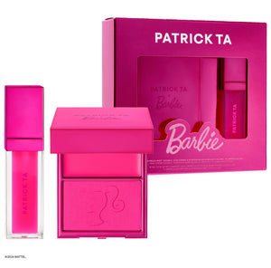 Pre orden: Patrick Ta x Barbie Blush Duo and Lip Plumper Set