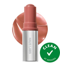 Cargar imagen en el visor de la galería, Pre orden: HAUS LABS BY LADY GAGA Color Fuse Longwear Hydrating Glassy Lip + Cheek Blush Balm Stick
