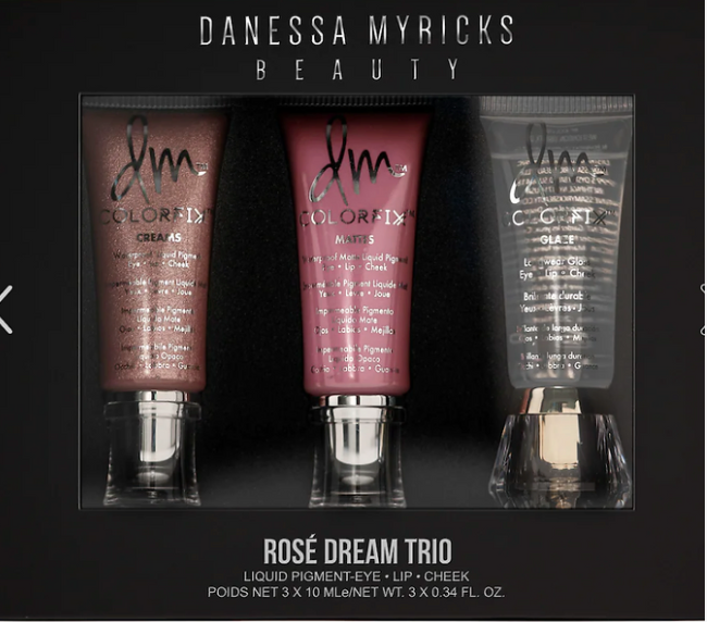 Danessa Myricks Beauty Colorfix Eye, Cheek & Lip Cream Pigment Rose Dream Set