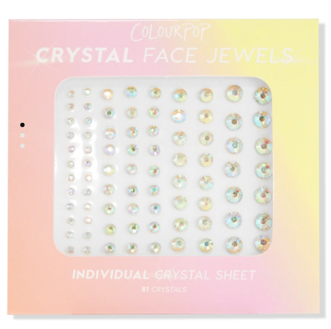 individual crystal face jewels Colourpop skina.mx
