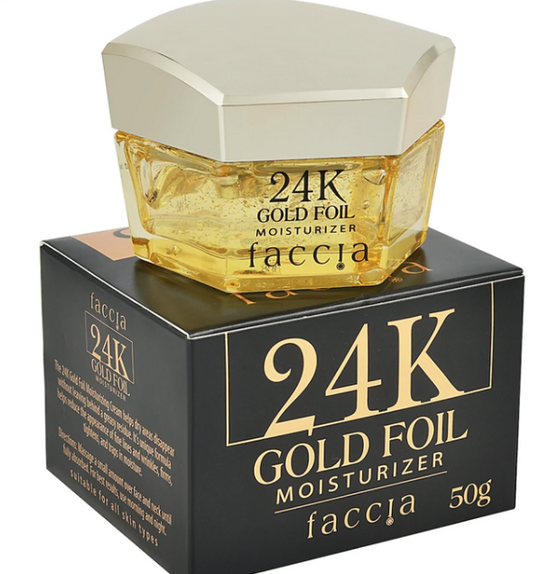 24K Gold Foil Moisturizer- Faccia